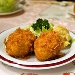 グリル佐久良 - 2014.12 カニクリームコロッケ（1,800円）