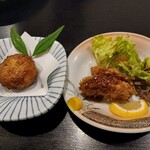 さつま黒豚と郷土料理 青葉 - 薩摩揚げと黒豚ヒレカツ