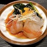 中目黒 若狭 - 伊勢海老のカンジャンセウ　※取り分け後