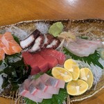 膳 新長田店 - 刺身！これが美味かった〰
