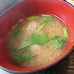鮨 福原 - 【再訪９】イワシ団子のお味噌汁