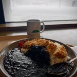 蔵王ライザワールド レストラン - ブラックカツカレー