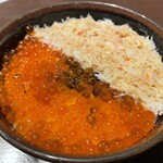 味処 きくよ食堂 - かに・いくら丼2,880円