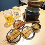 串とメシにはサケキタル - ビール