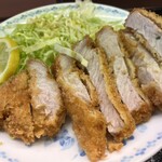 東園 - ロースカツ　断面
