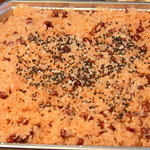 寿々屋 - 赤飯の味は胡麻塩でお好みの味に調整
