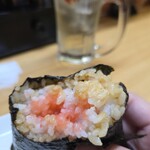 にぎりめし - たらこバターもたっぷり入っています