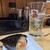 にぎりめし - 料理写真:たらこバター醤油握り+ブラックニッカハイボール