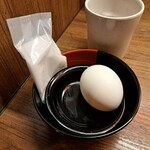 一蘭 - 半熟塩ゆでたまご