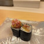 鮨ひら乃 - 追加で作ってもらったまぐたく！最近ハマってます