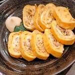 鹿水 - これも裏メニュー？　おやどりが入った卵焼き