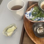 畑cafe ランタナ - サービスで大根の酒粕付けを頂きました。