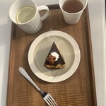 畑cafe ランタナ - 焼き芋のバスクチーズケーキ