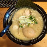 Sengyo Toridashi Men Sawamura - Rich Chicken Broth Noodles with Seasoned Soft-Boiled Egg, JPY 1,000