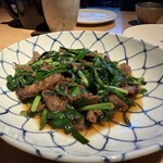 蕎麦屋 にこら - 牛すじニラ