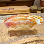 鮨　いの - お代わり：鯛の昆布締め