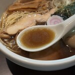 おおぜき中華そば店 - あっさりめの煮干しスープ