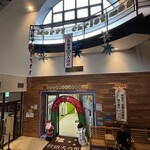 秋田犬の里 お土産コーナー - 秋田犬のふれあいコーナー入り口