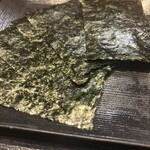 中華そば 勝本 - のりトッピング。