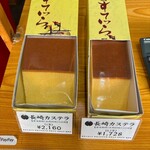 岩永 梅寿軒 - カステラは1号と0.7号の2サイズ