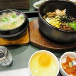 シジャン - 石焼ビビンバ＆ミニ参鶏湯セット