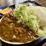 もつ煮屋 三本木食堂 - もつカレーアップ