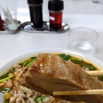 ながせラーメン - トッピングしたチャーシュー、3月末まで150円