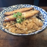 自家製麺 カミカゼ - ご飯の中にも居る、存在感あるコロチャー。美味いか好き以外の言葉で表せません