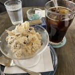 ブリッヂ - カッサータ700円、アイスコーヒー900円