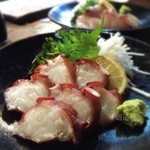 焼肉工房炭炭亭 - ( ；´Д｀)蛸造り♡ こちらも最後のひと切れは炭火で炙りました♪