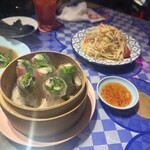 タイ屋台 999 渋谷店 - 生春巻きは以外にも蒸されて出てきて新発見！