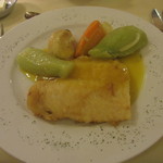 Au Delice - 魚のムニエル パッションフルーツのソース