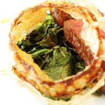 Jean-Georges Tokyo - 最高級飛騨牛のシアード ハーバルスピナッチ リキッド・グリュイエール(＋１５００円)