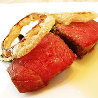 Jean-Georges Tokyo - 最高級飛騨牛のシアード ハーバルスピナッチ リキッド・グリュイエール(＋１５００円)