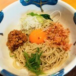 石挽き手打ち 一葉 - 2026年1月17日(土)  納豆冷やし蕎麦 1,100円
