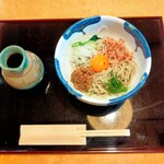 石挽き手打ち 一葉 - 2026年1月17日(土)  納豆冷やし蕎麦 1,100円