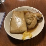 丸和前ラーメン - はんぺん 餅入り巾着