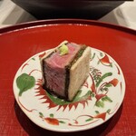 照寿司 - 宮崎黒毛和牛A5ランクのシャトーブリアンサンド