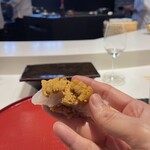 照寿司 - 藍島赤雲丹烏賊ジュース