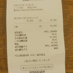 福山甲羅本店 - レシート 5,600円 (2025.12.30)