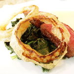 Jean-Georges Tokyo - 最高級飛騨牛のシアード ハーバルスピナッチ リキッド・グリュイエール(＋１５００円)