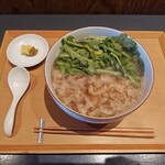 イカヅチうどん - 料理写真:大阪名物 かすうどん
