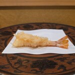 天ぷら浅沼 - 車海老衣違い