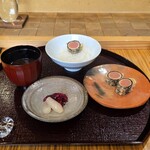 天ぷら浅沼 - 蜆の赤だしと香の物