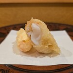 天ぷら浅沼 - ボタン海老