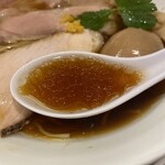 なにわ麺次郎 然 - スープ