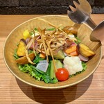 梯子 - 梯子の農園野菜サラダ