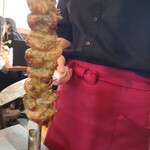 シュラスコレストランALEGRIA - 鶏肉のハーブ焼き！ちょっとお腹がふくれてきました