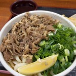 麺処 綿谷 - 牛肉ぶっかけ（アップ）