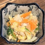 こはなカフェ - 白菜と人参のピーナッツ和え